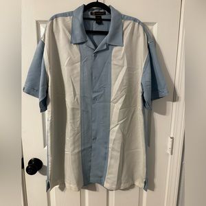 Vintage men’s rockabilly shirt XL small stain on the front